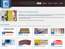 Tablet Screenshot of mamataroofings.com